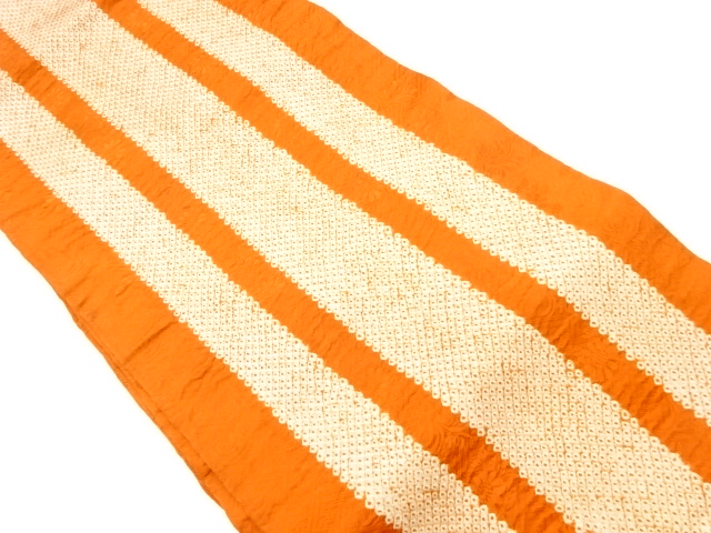 リサイクル　絞り縞模様名古屋帯